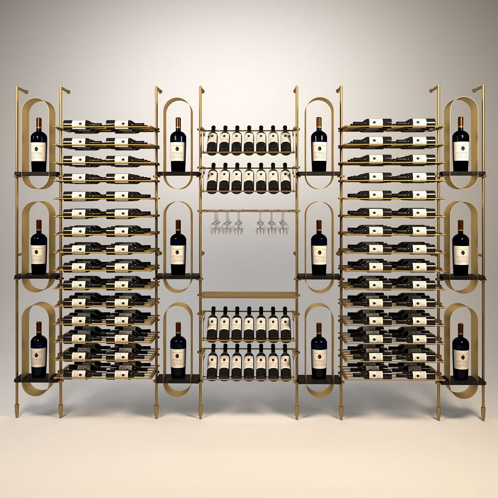 Umbria Wine Wall - 212 Bottles