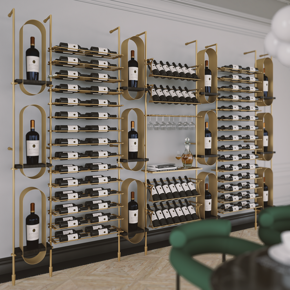 Umbria Wine Wall - 212 Bottles