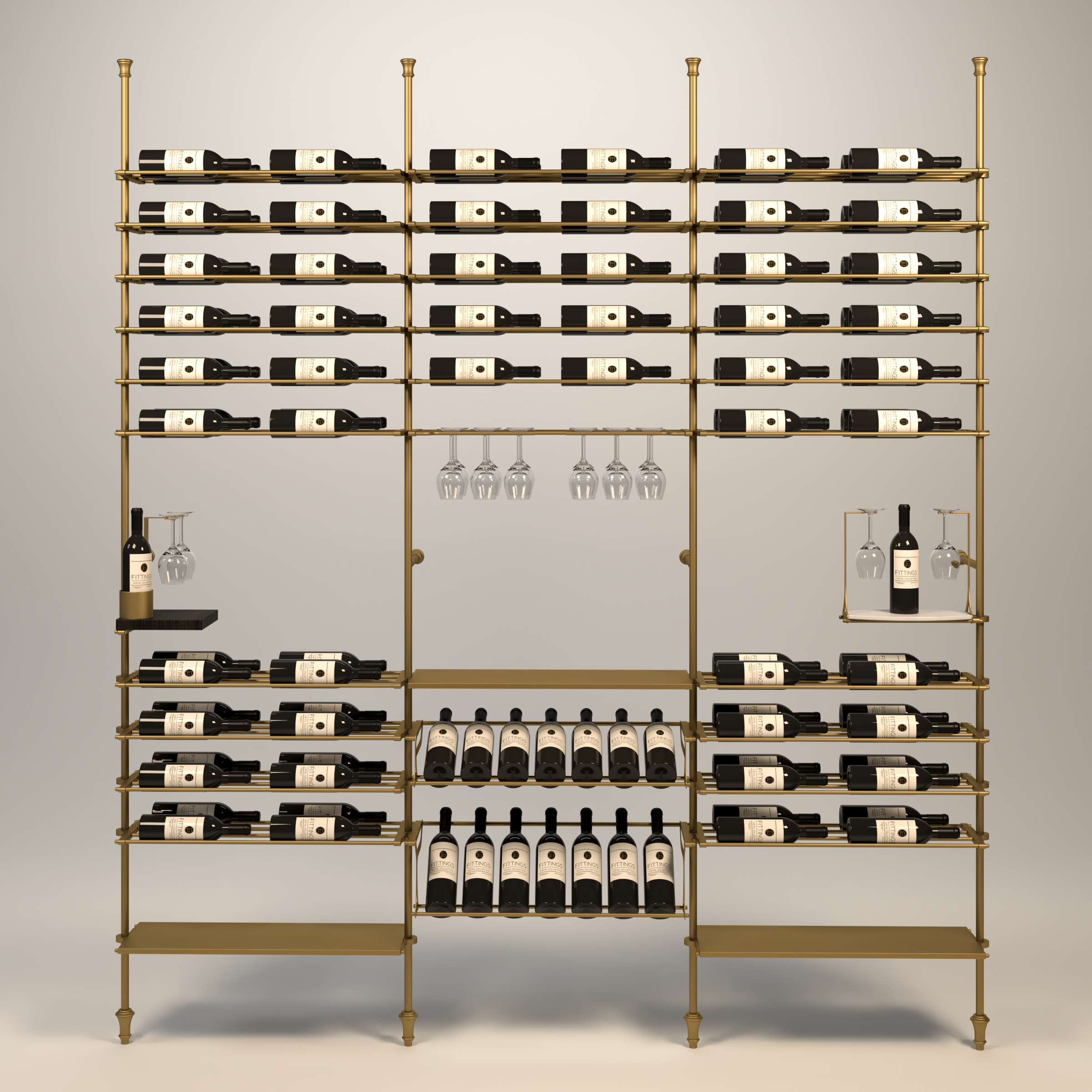 Venato Wine Wall - 118 Bottles