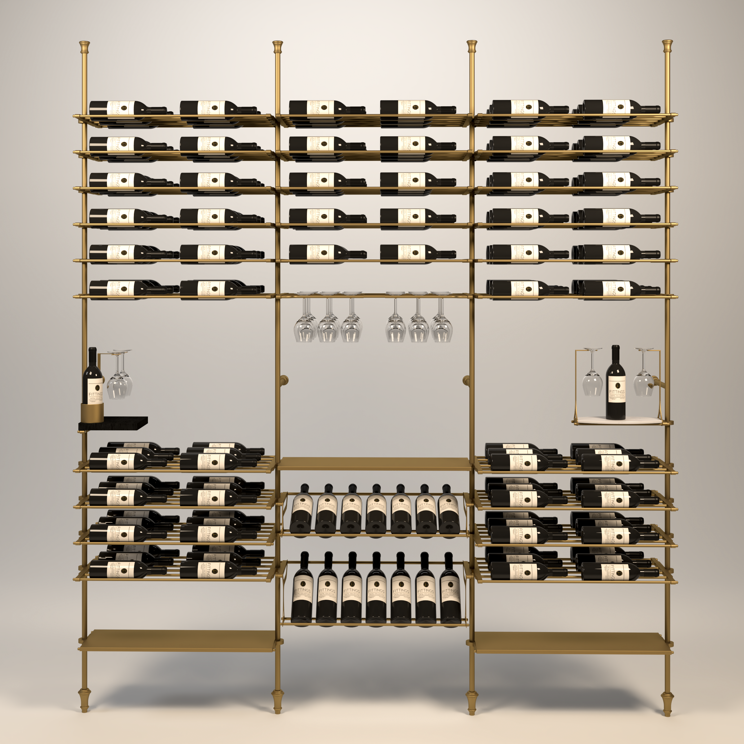 Venato Wine Wall - 168 Bottles