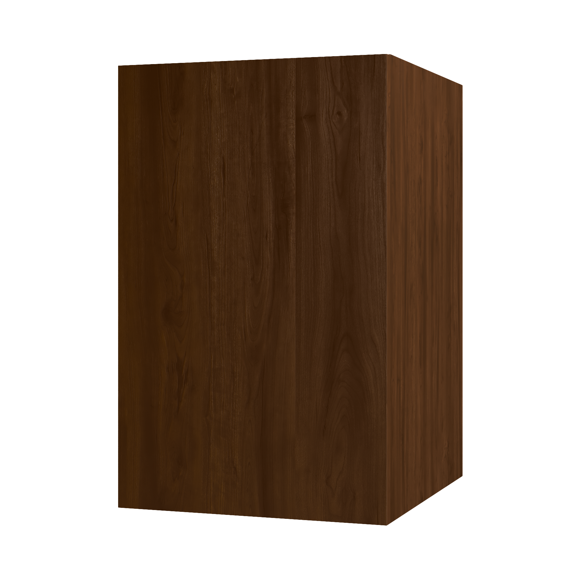 15" Deep Cabinet - Wood Door with Shelves