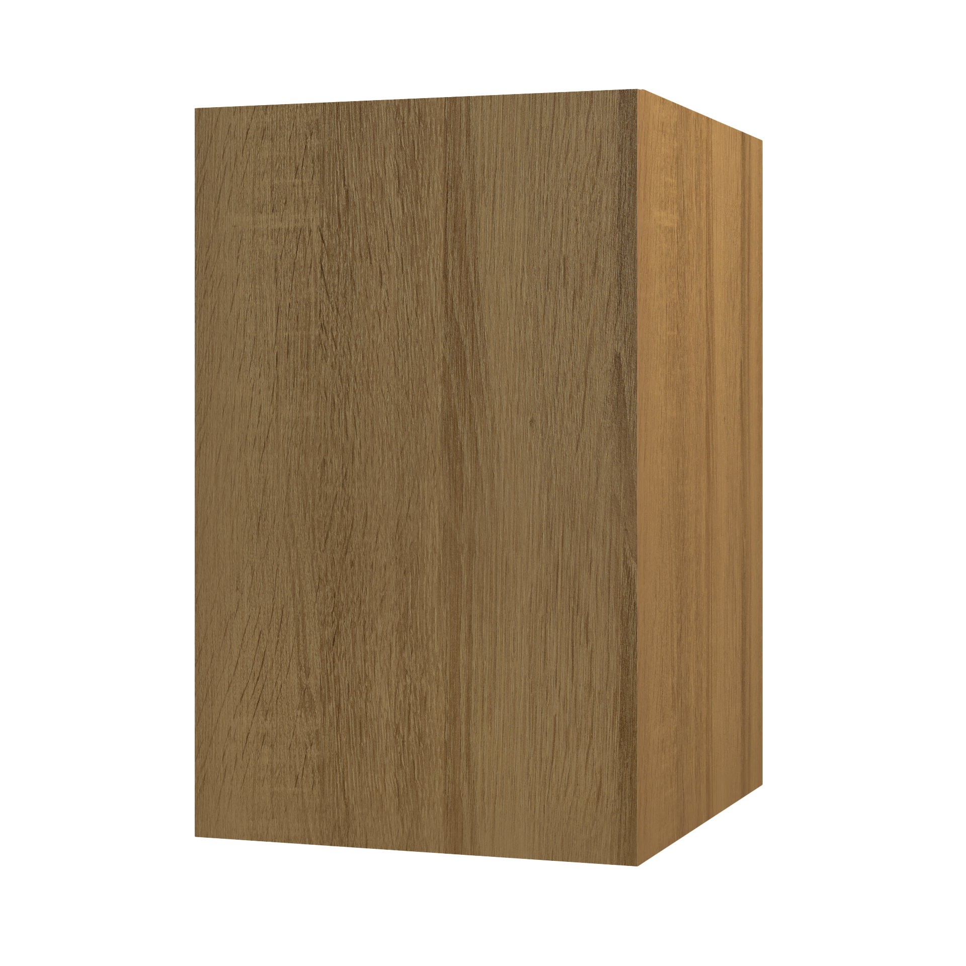 15" Deep Cabinet - Wood Door with Shelves