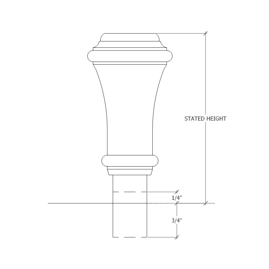 Double Base End Cap