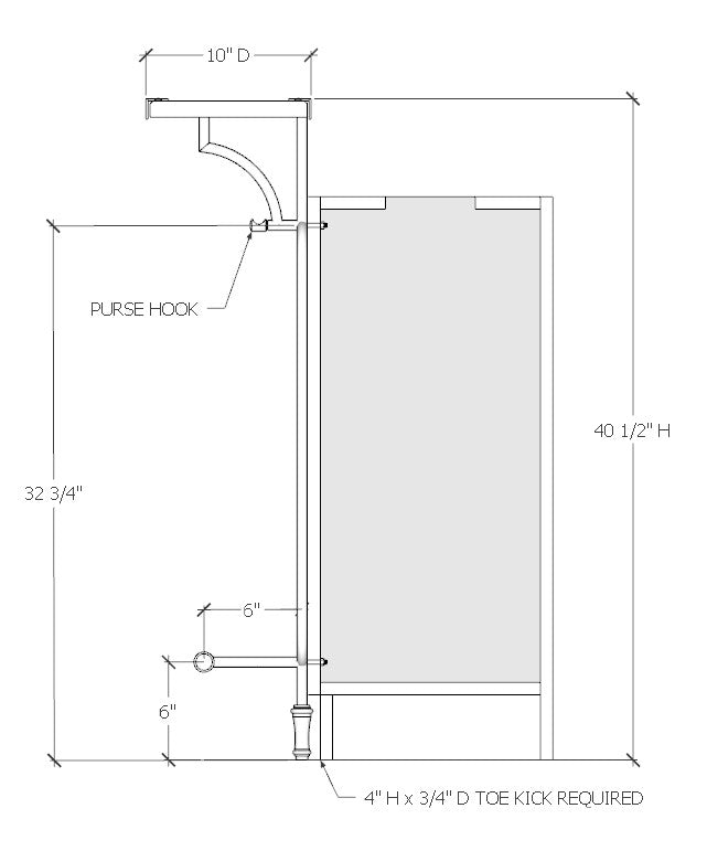 Bar Support System with Foot Rail