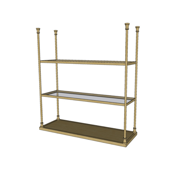 Ceiling Mount Shelving Fittings Metal Collection