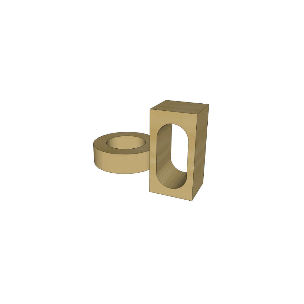 Closet Rod Center Support Fittings Metal Collection