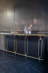 Bar Support System with Foot Rail