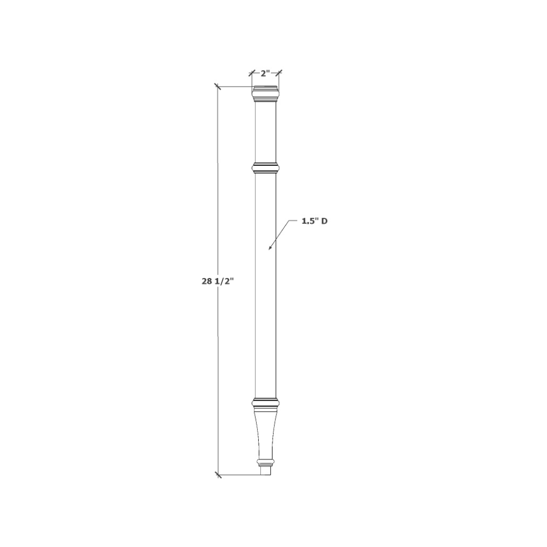 Solo Leg Fittings Metal Collection